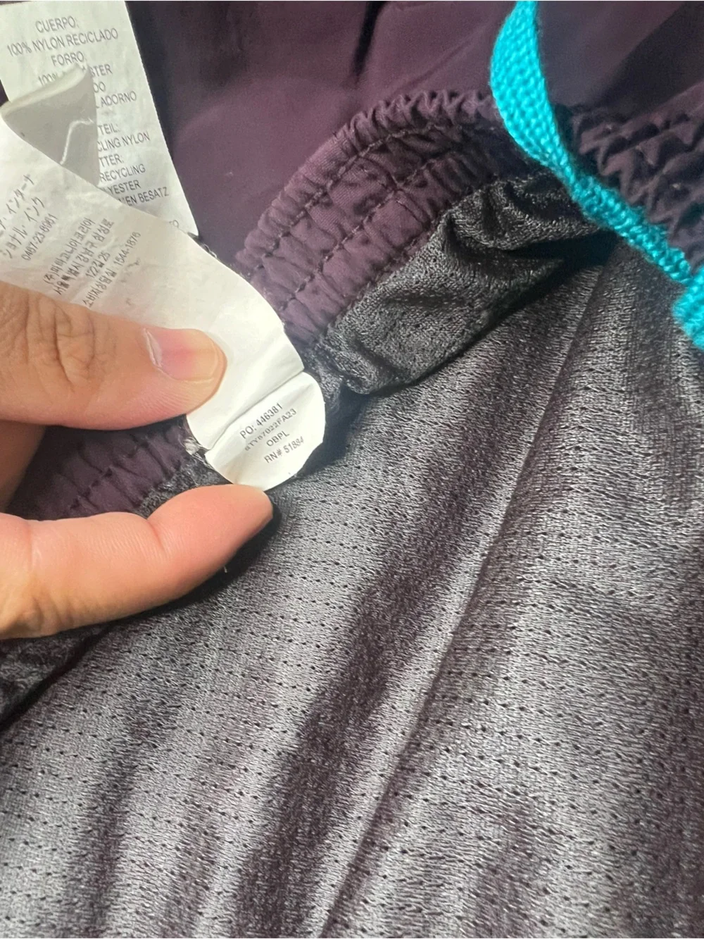 Patagonia Shorts Mens XL Purple Plum Baggies Swim Trunk Mesh Lined Hiking Beach